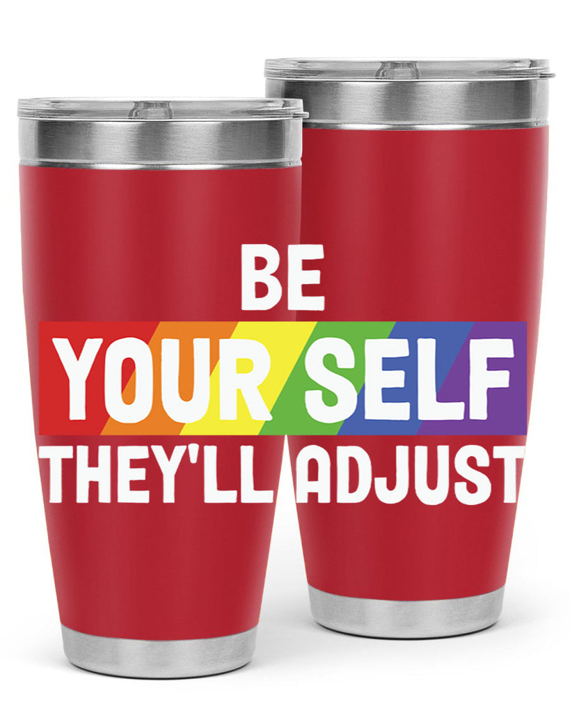 be yourself theyll adjust rainbow lgbt 160#- lgbt- Tumbler