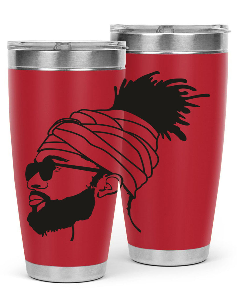 beardman 44#- black men - boys- tumbler