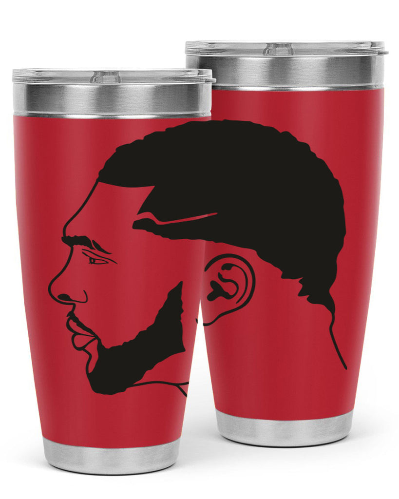 beardman 55#- black men - boys- tumbler