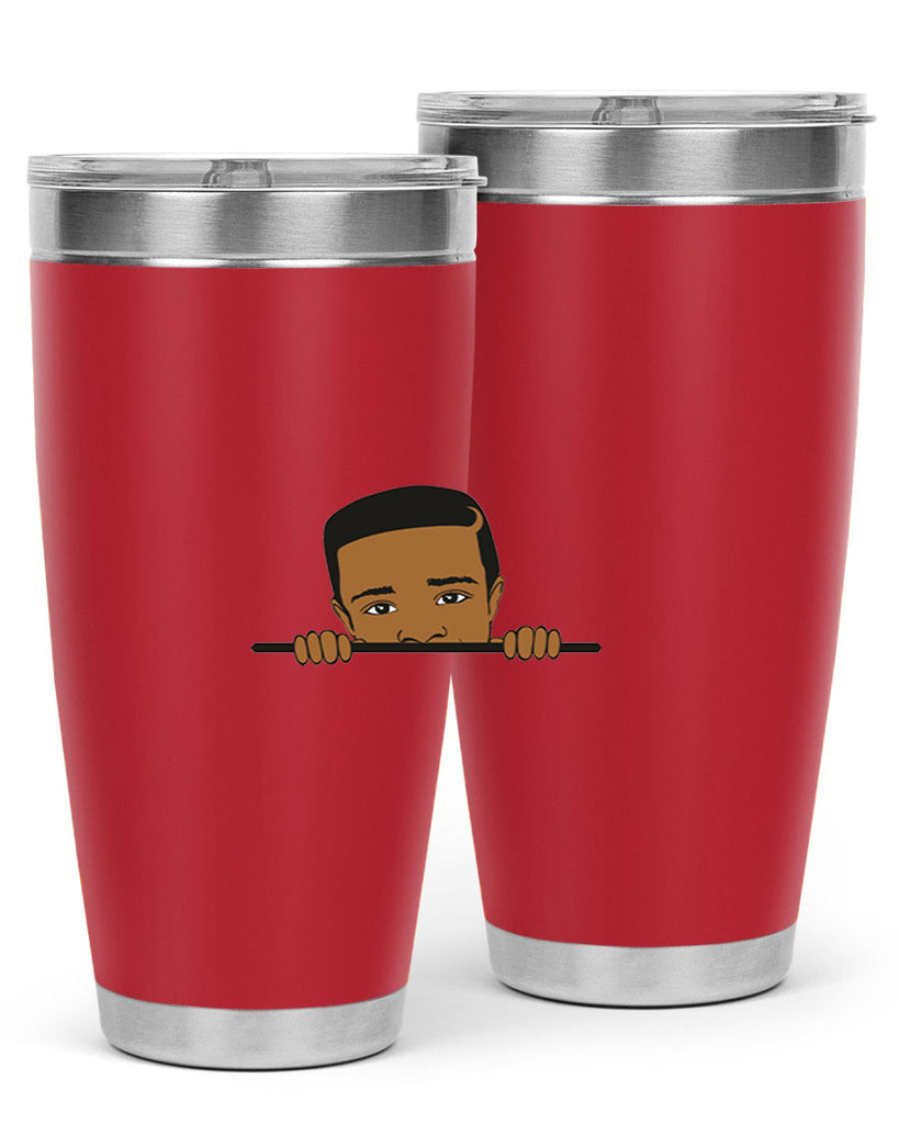 black boy 5#- black men - boys- tumbler