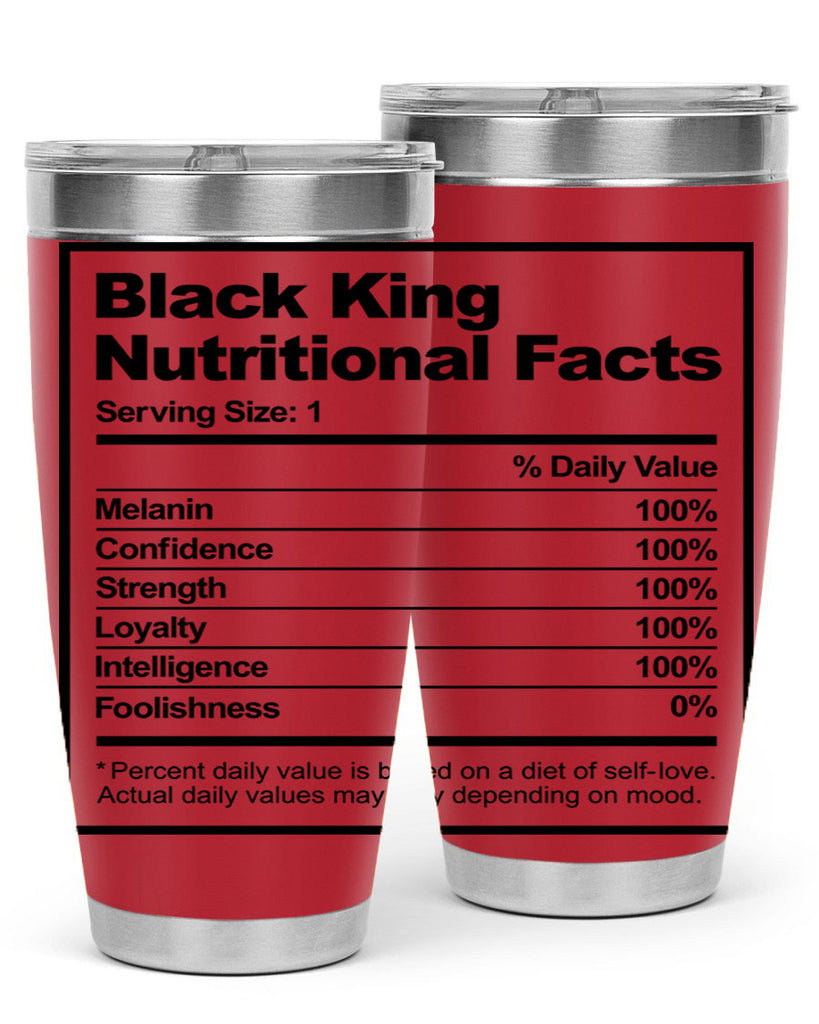 black king nutritional facts 231#- black words phrases- Cotton Tank