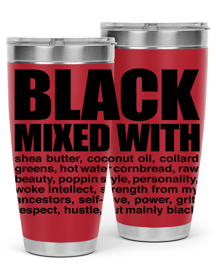 black mixed with 227#- black words phrases- Cotton Tank