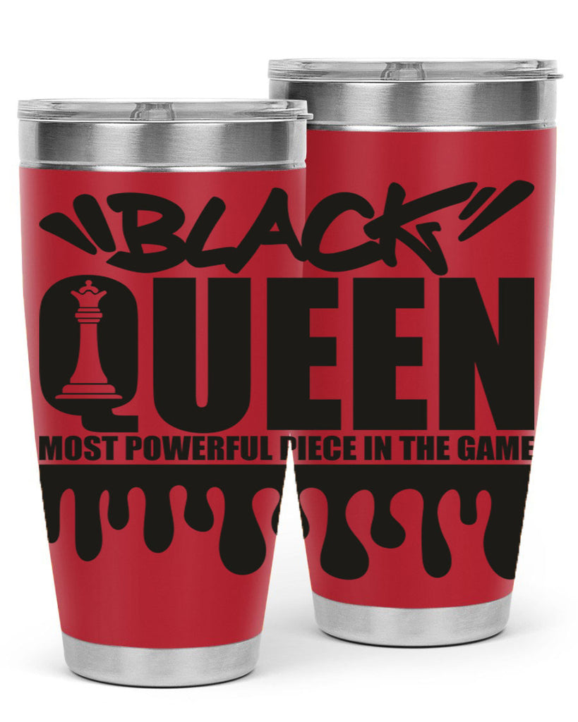 black queen 213#- black words phrases- Cotton Tank