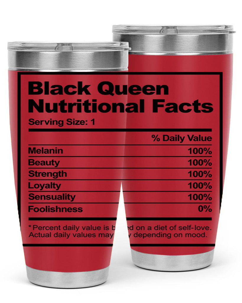 black queen nutritional facts 219#- black words phrases- Cotton Tank