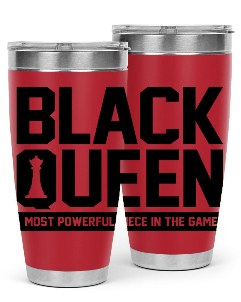black queenchess 194#- black words phrases- Cotton Tank