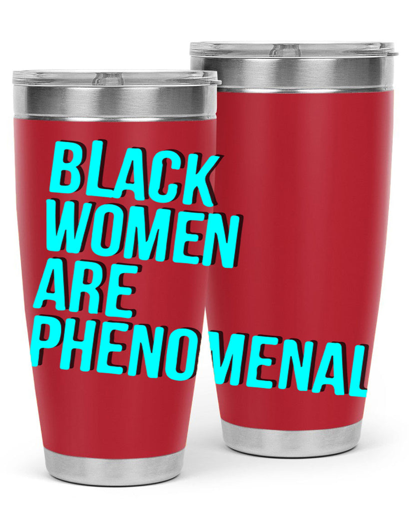 black woman are phenomenal color 216#- black words phrases- Cotton Tank