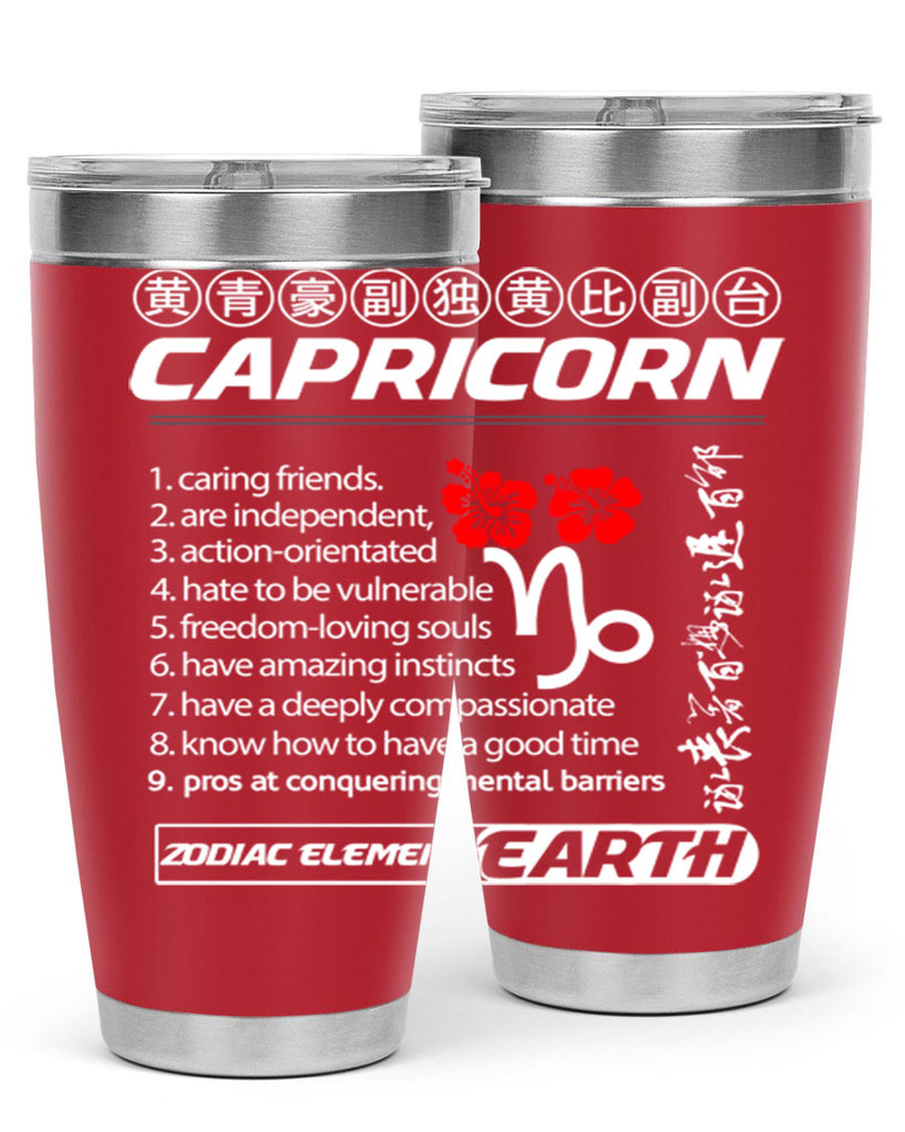 capricorn 207#- zodiac- Tumbler