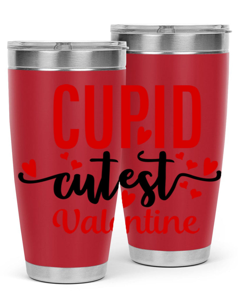 cupid cutest valentine 80#- valentines day- Tumbler