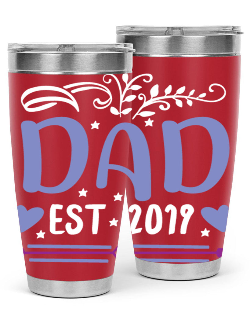 dad est 100#- fathers day- Tumbler