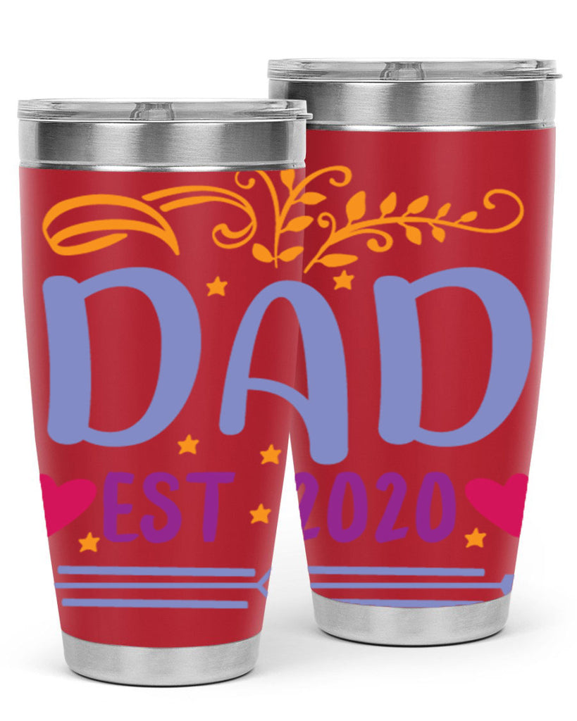 dad est 98#- fathers day- Tumbler