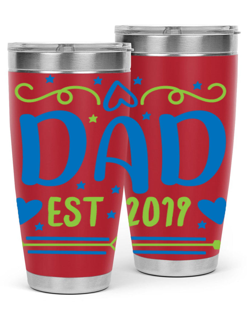 dad est 99#- fathers day- Tumbler