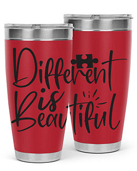 different is beautiful Style 12#- autism- Tumbler
