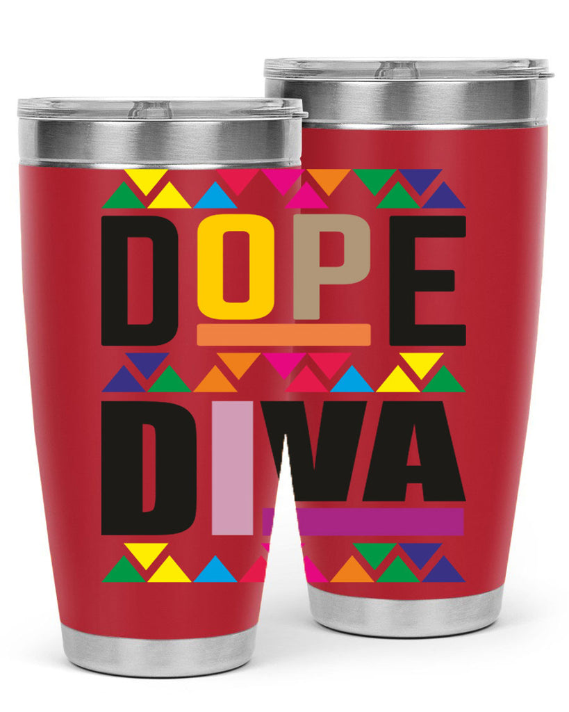dope diva- black words phrases- Cotton Tank
