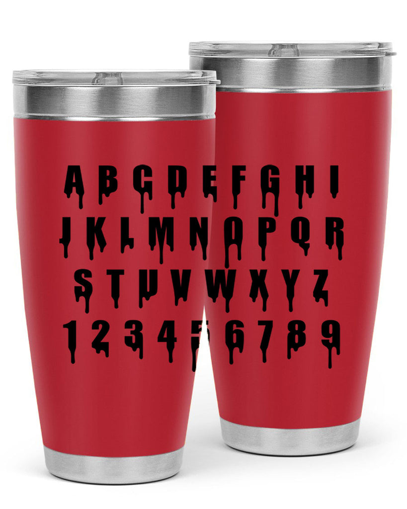drip font 164#- black words phrases- Cotton Tank