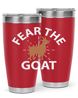 fear the goat Style 4#- goat- Tumbler