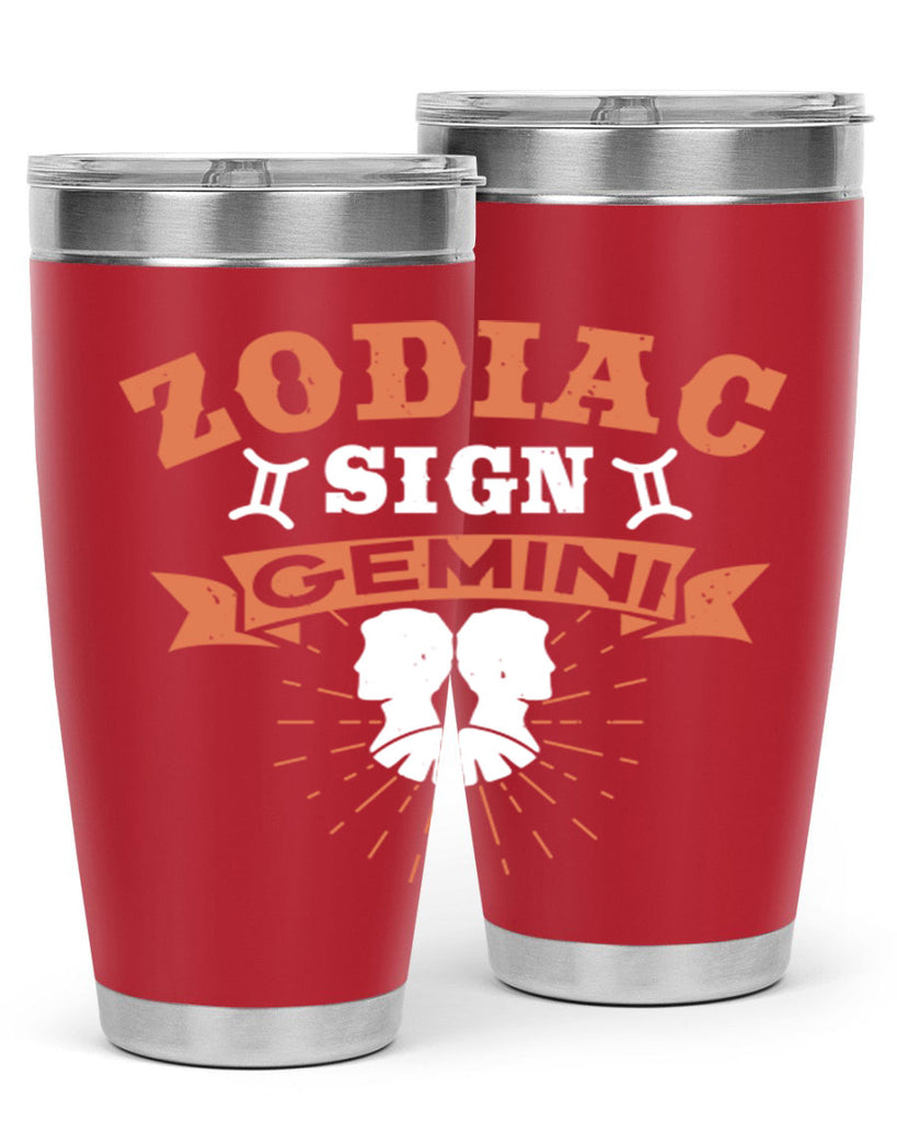 gemini 246#- zodiac- Tumbler