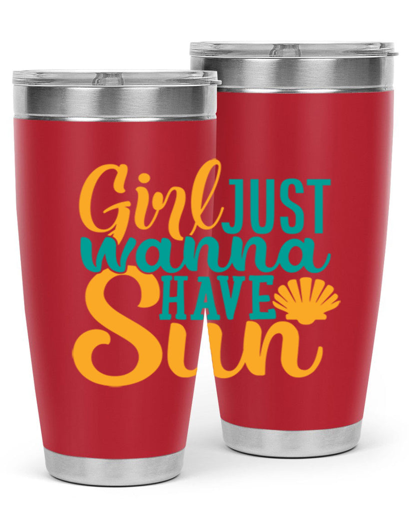 girls just wanna have sun Style 101#- summer- Tumbler