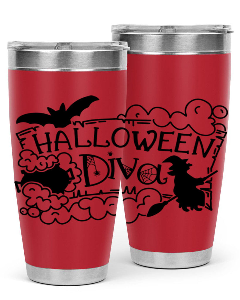 halloween diva 74#- halloween- Tumbler
