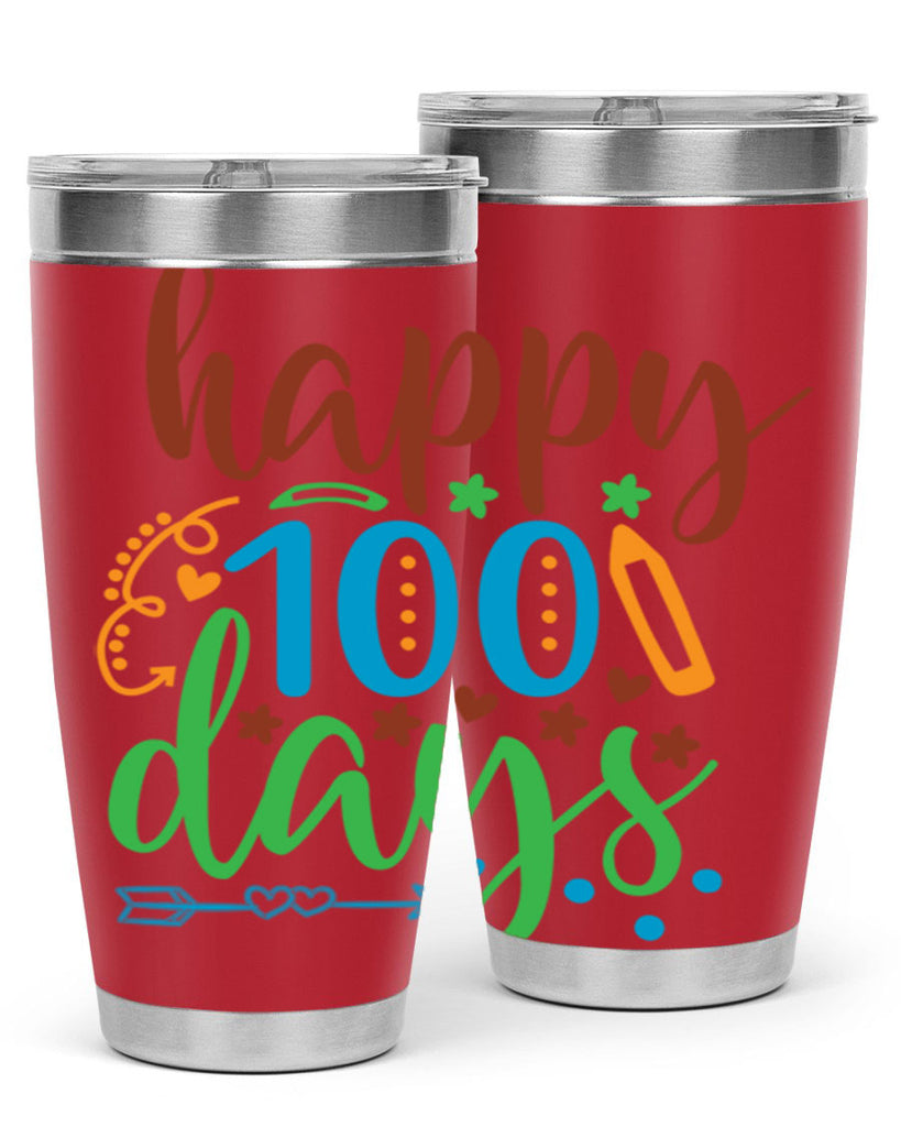 happy 100 days 10#- 100 days of school- Tumbler