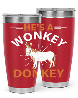 he’s a wonky donkey Style 4#- donkey- Tumbler