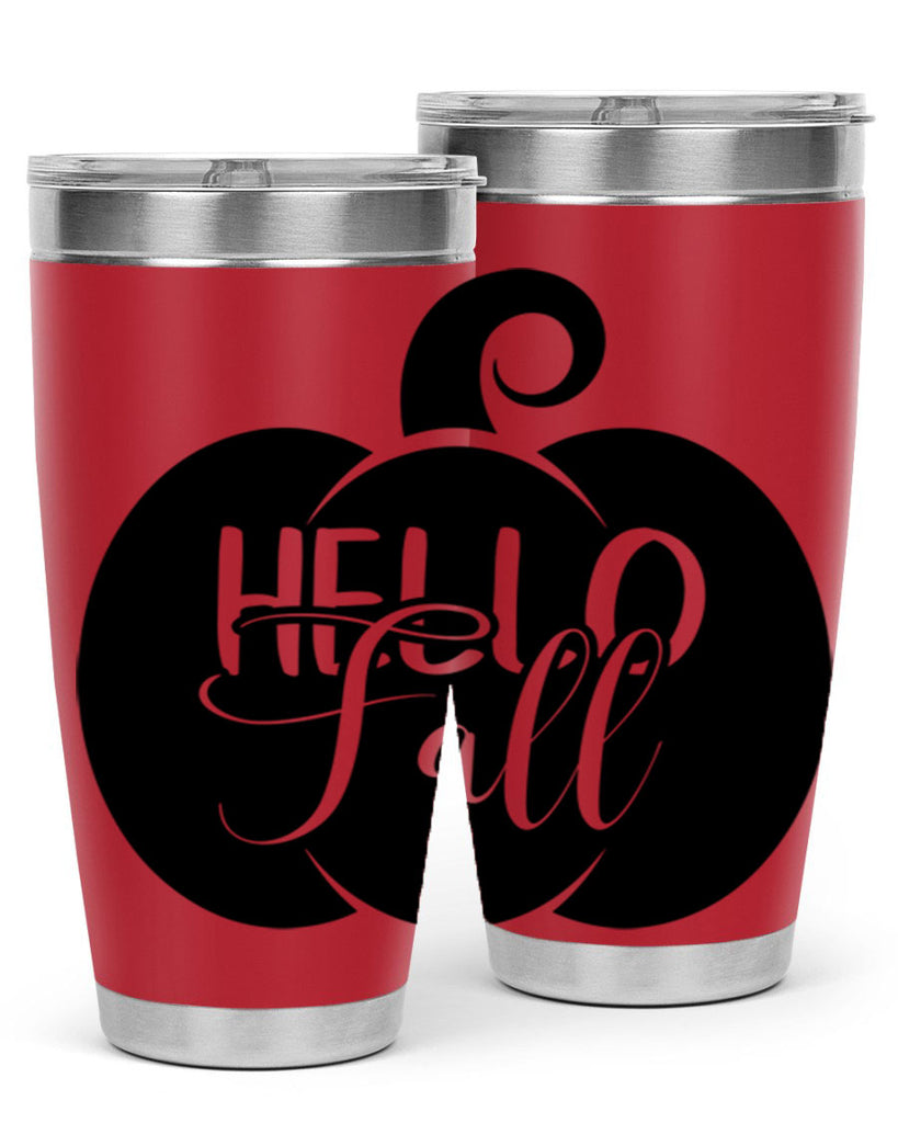 hello fall 275#- fall- Tumbler