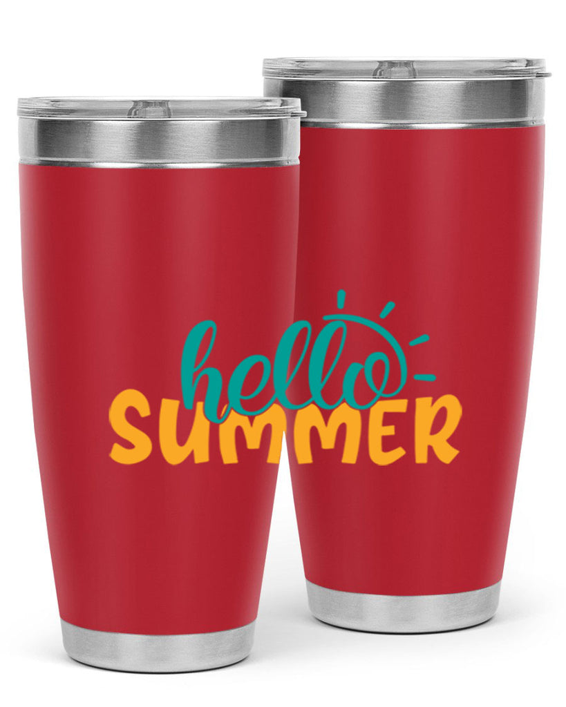 hello summer Style 97#- summer- Tumbler