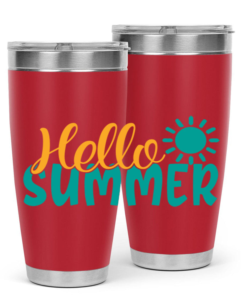 hello summer Style 98#- summer- Tumbler