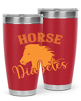 horse diabetes Style 34#- diabetes- Tumbler
