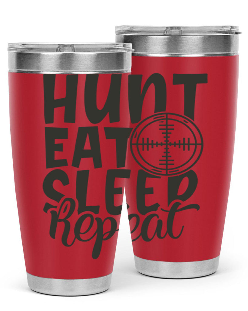 hunt eat sleep repeat 11#- hunting- Tumbler