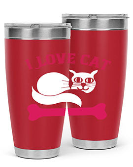 i love cat Style 55#- cat- Tumbler