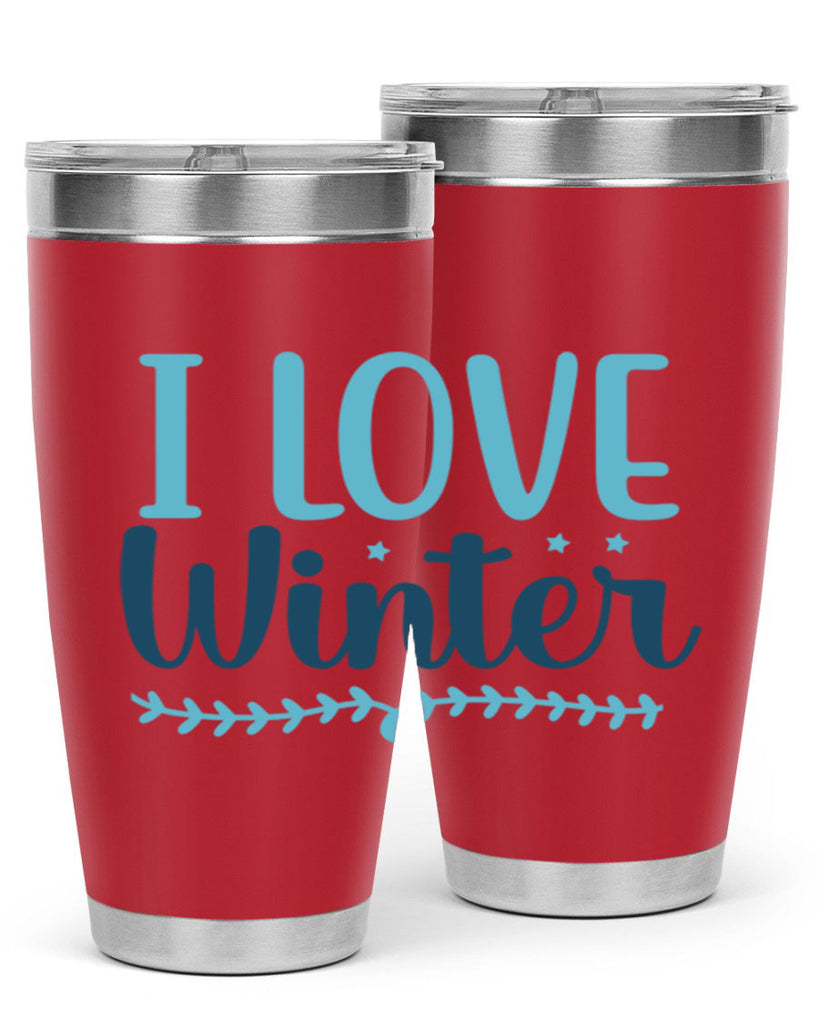 i love winter 226#- winter- Tumbler
