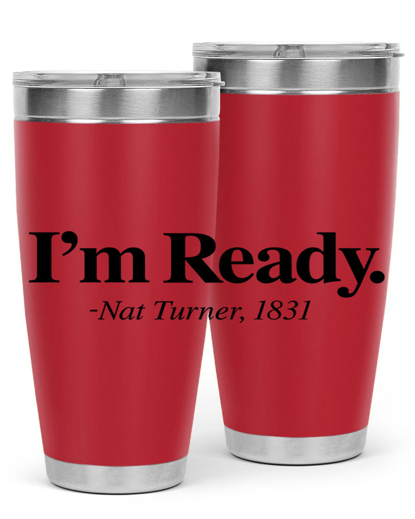 im  ready nat turner 110#- black words phrases- Cotton Tank