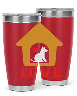 love Style 161#- dog- Tumbler