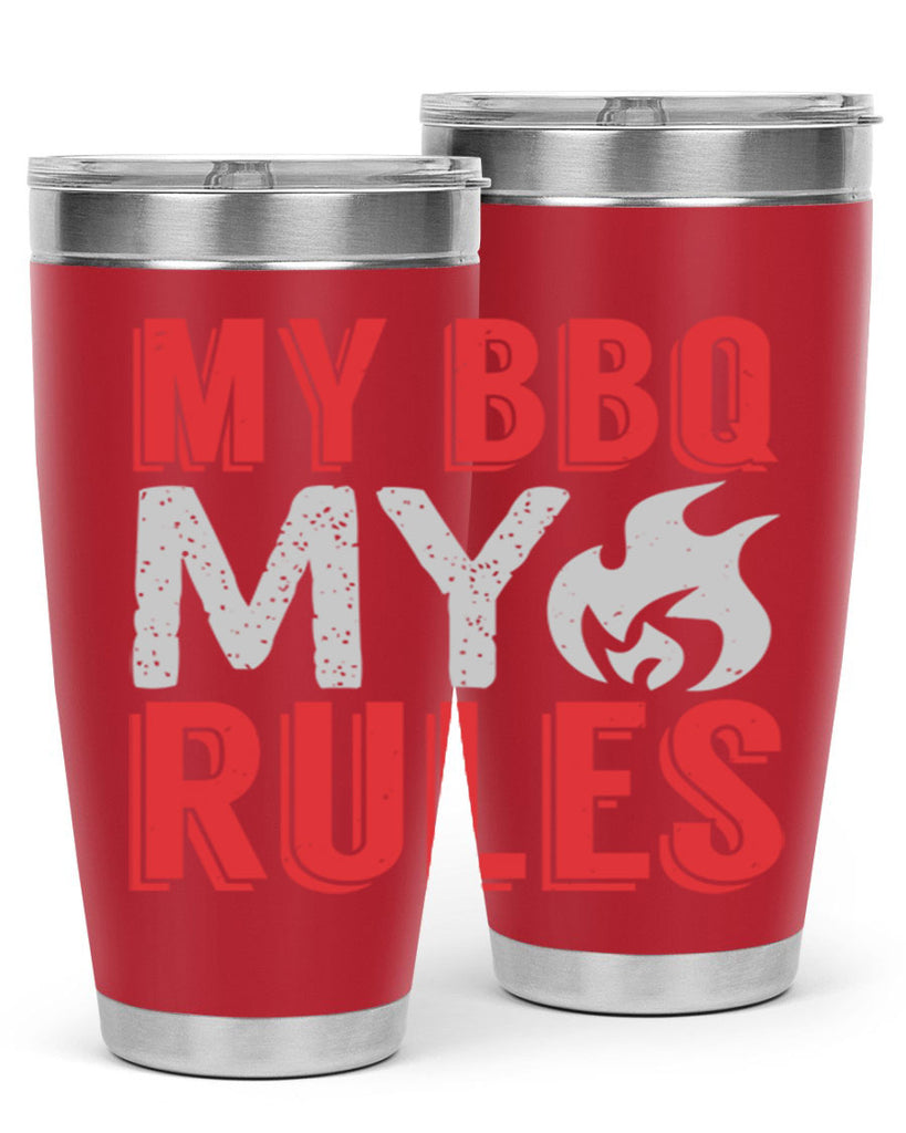 my bbq my rule 22#- bbq- Tumbler