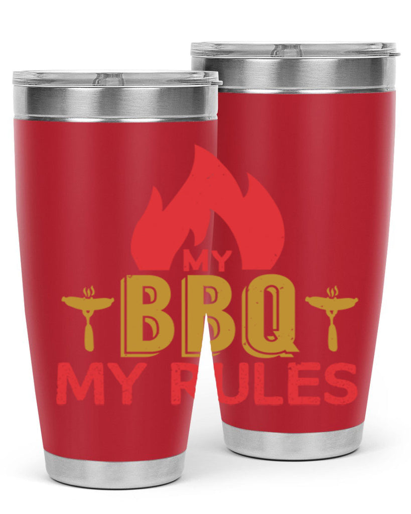 my bbq my ruless 21#- bbq- Tumbler