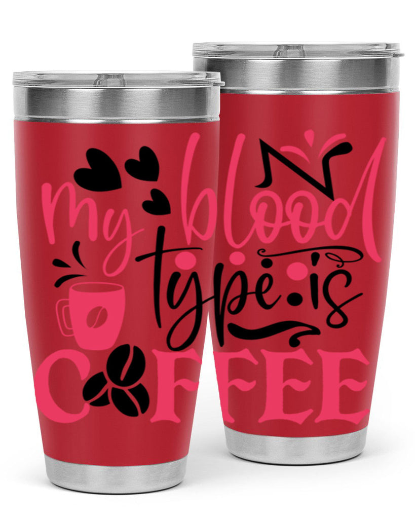 my blood type is coffee Style 375#- nurse- tumbler