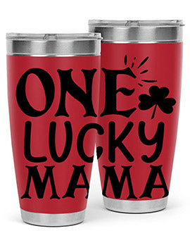 one lucky mama Style 34#- autism- Tumbler