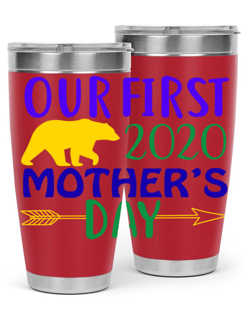 our first mothers day 4#- mardi gras- Tumbler