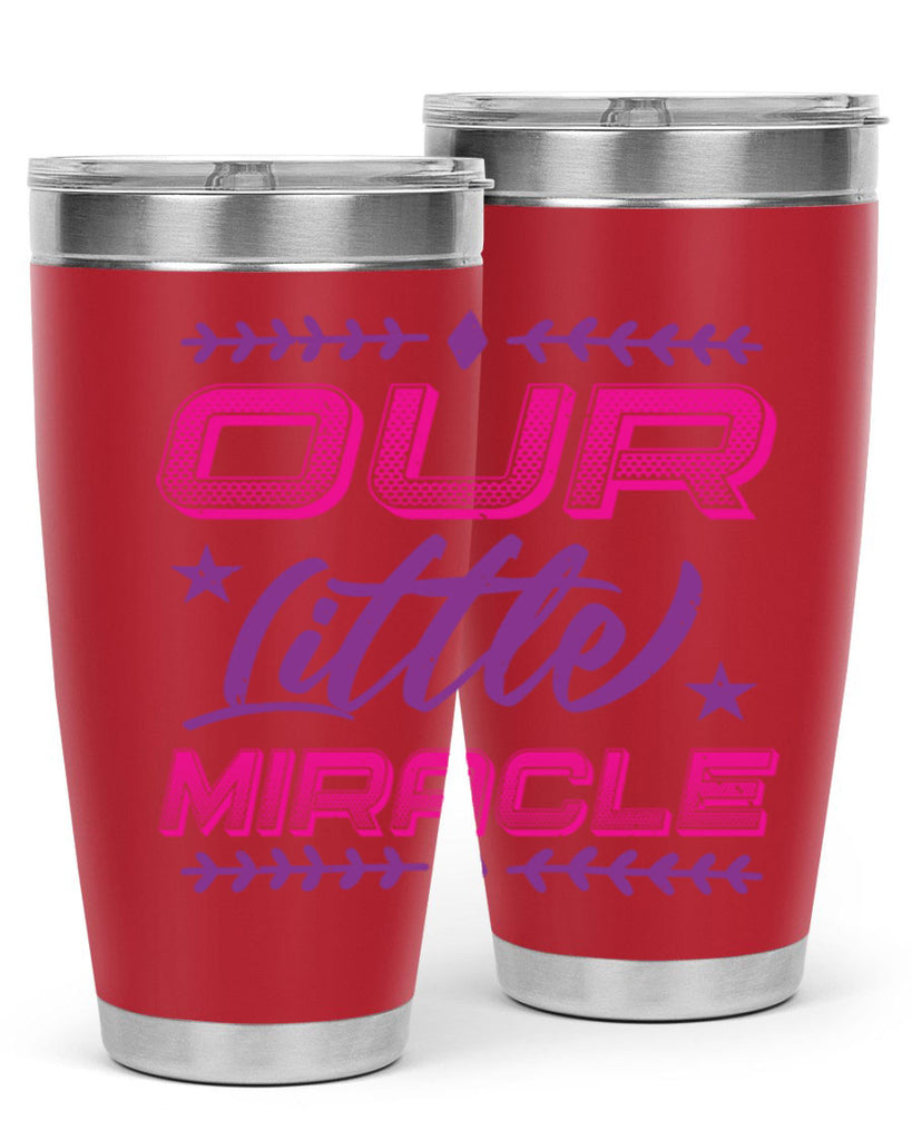 our little miracle Style 23#- baby shower- tumbler