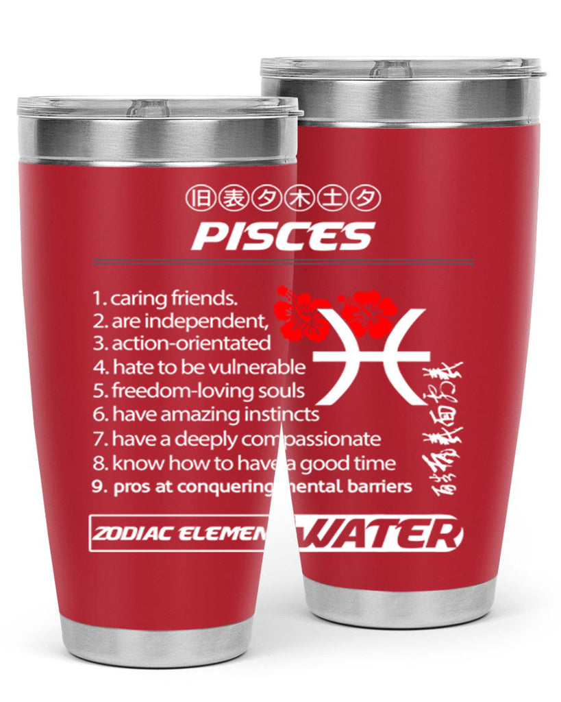 pisces 356#- zodiac- Tumbler