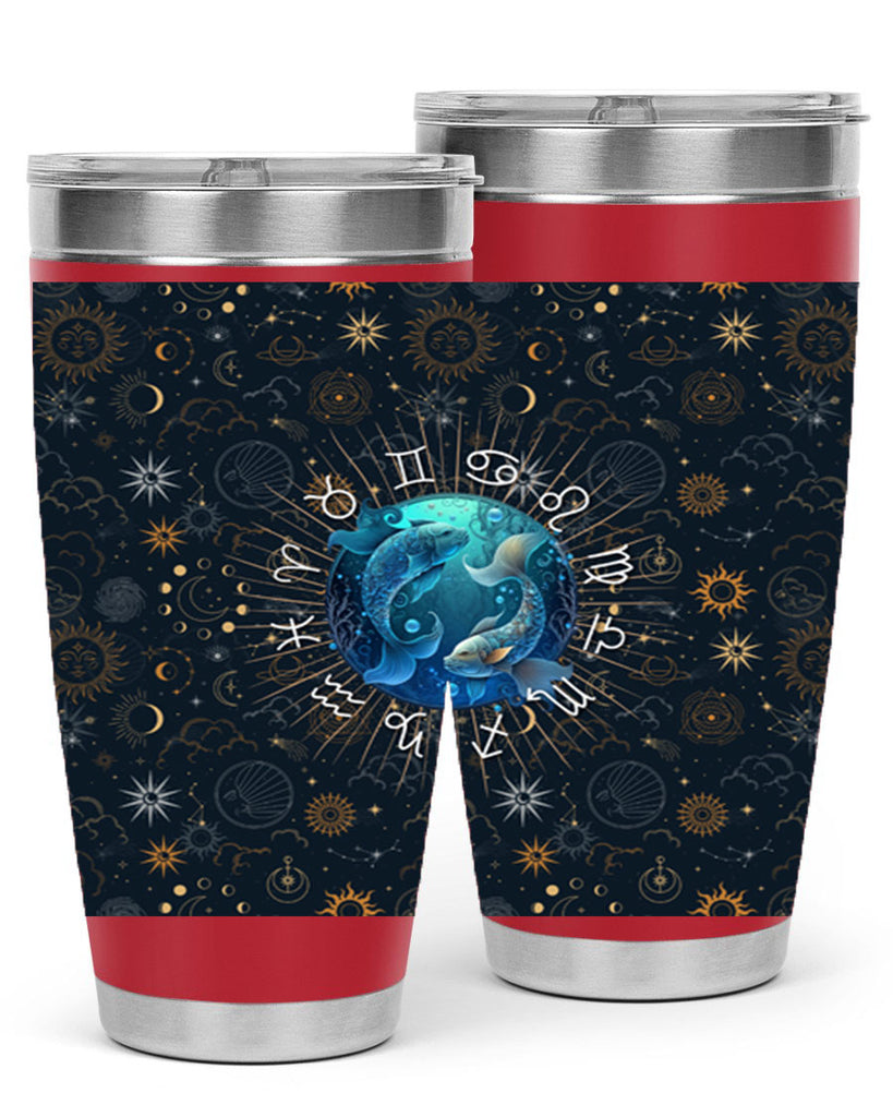 pisces Straight 366#- zodiac- Tumbler