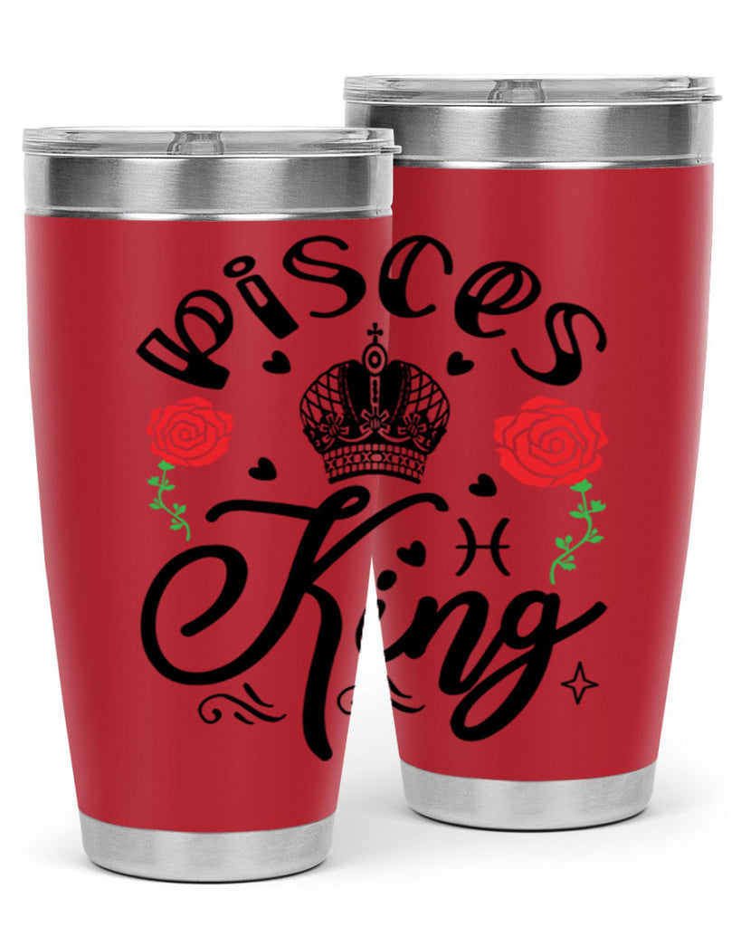 pisces king 375#- zodiac- Tumbler