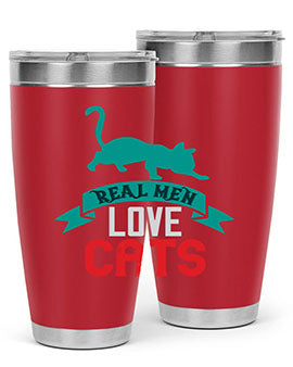 real man love cats o Style 112#- cat- Tumbler