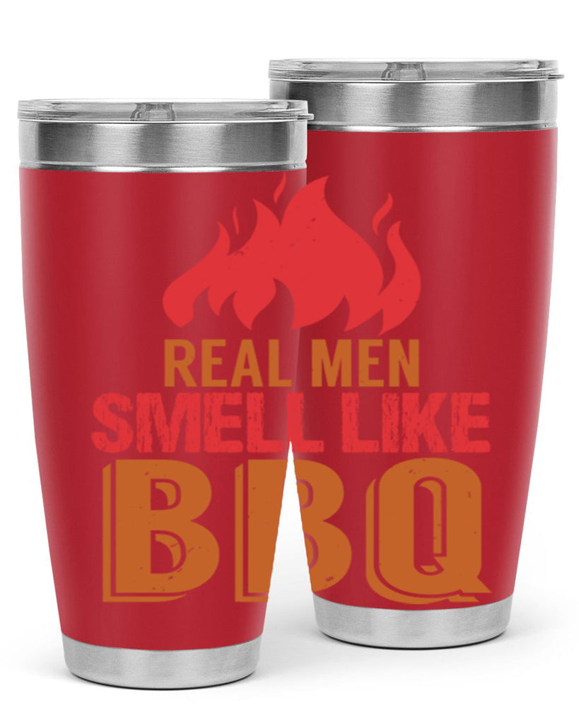 real men smell like bbq 16#- bbq- Tumbler