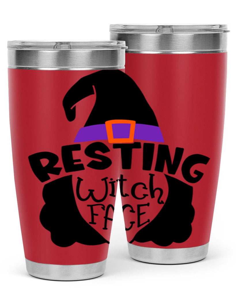 resting witch face 28#- halloween- Tumbler