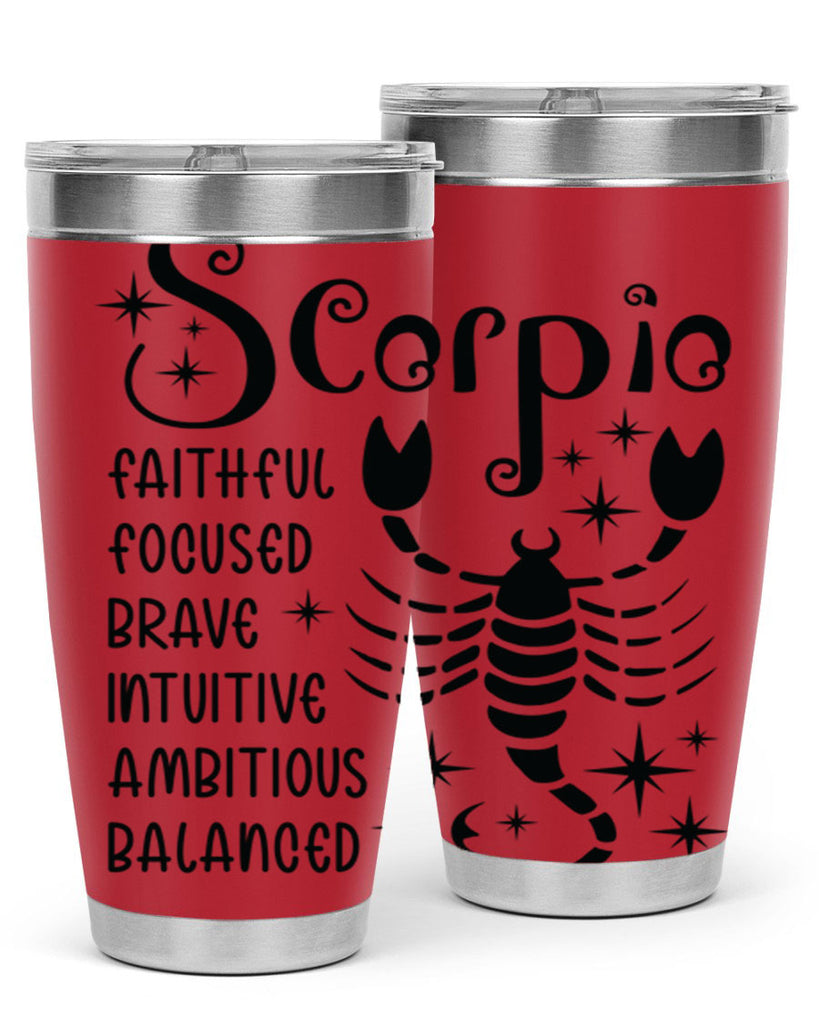 scorpio 431#- zodiac- Tumbler