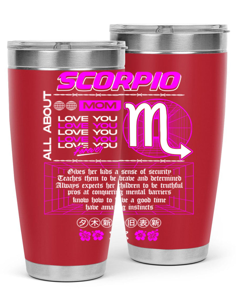 scorpio 457#- zodiac- Tumbler