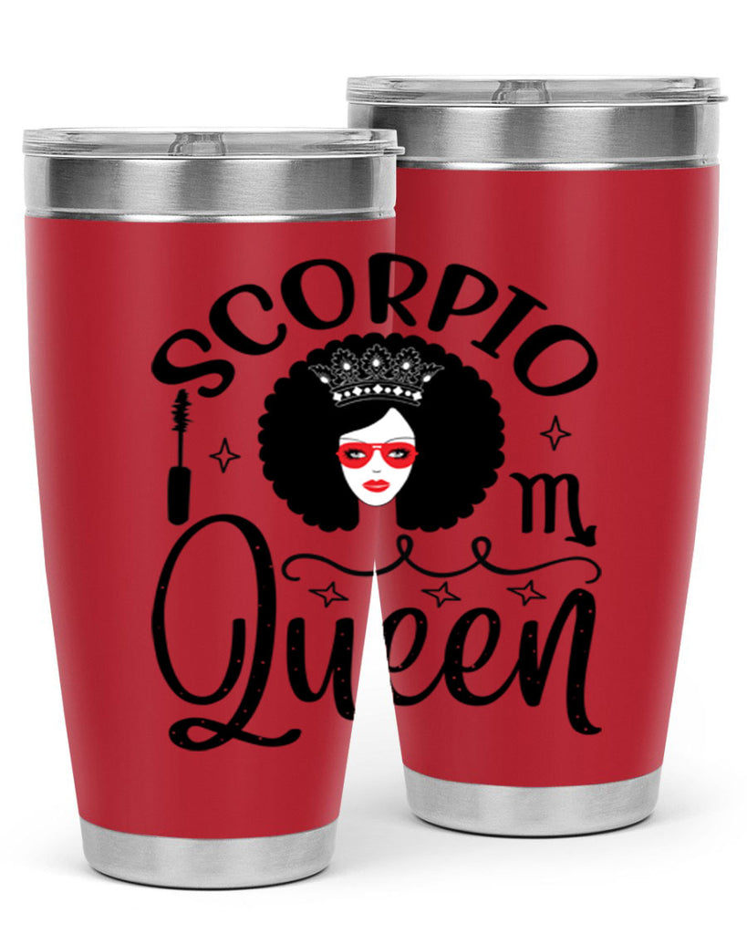 scorpio queen 448#- zodiac- Tumbler