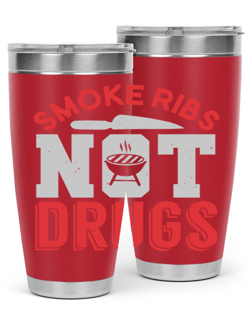 smok ribs not drugs 13#- bbq- Tumbler