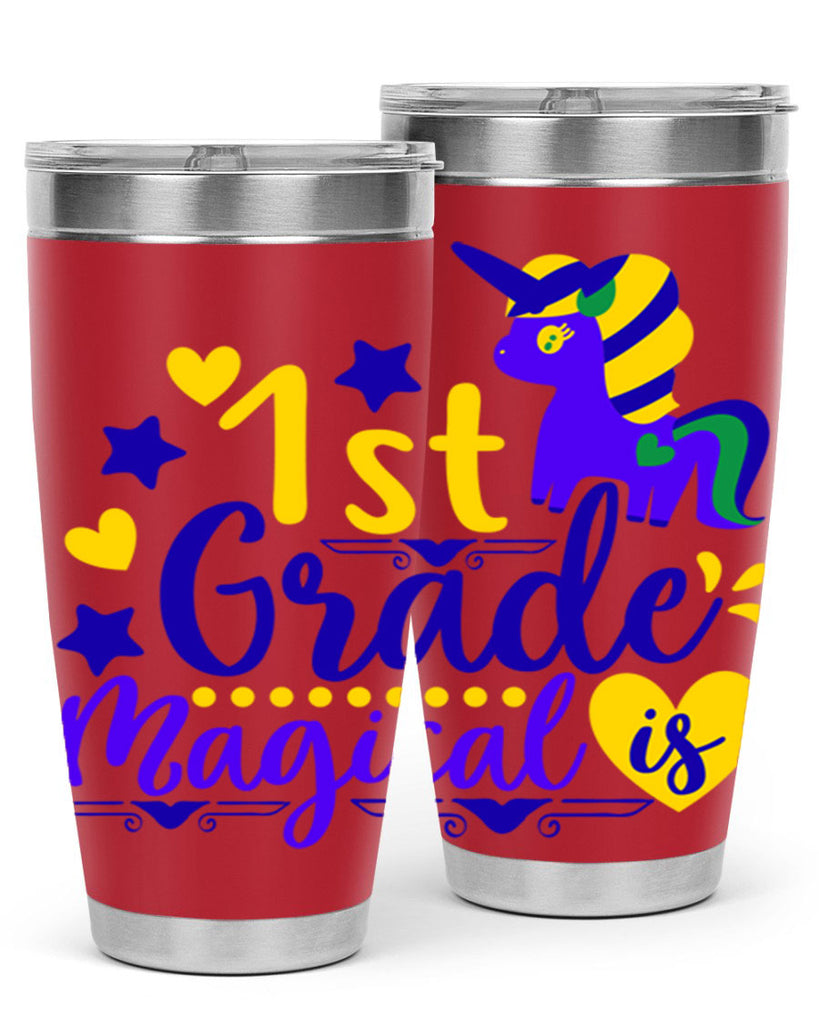 st grade magical 63#- mardi gras- Tumbler